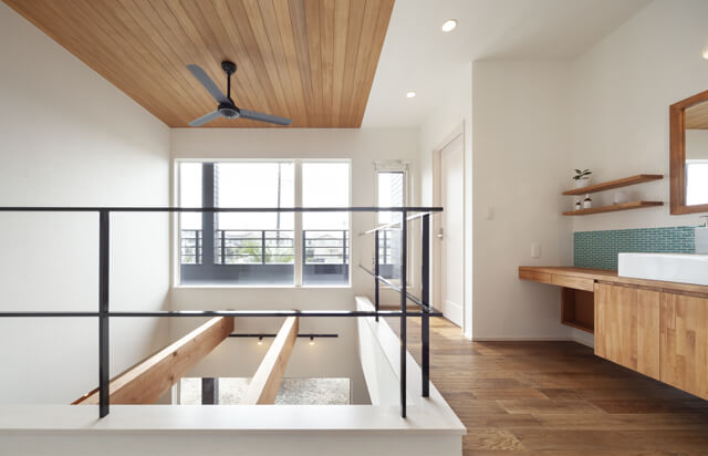 Blue Style 注文住宅 吸湿性・放湿性に優れた天井