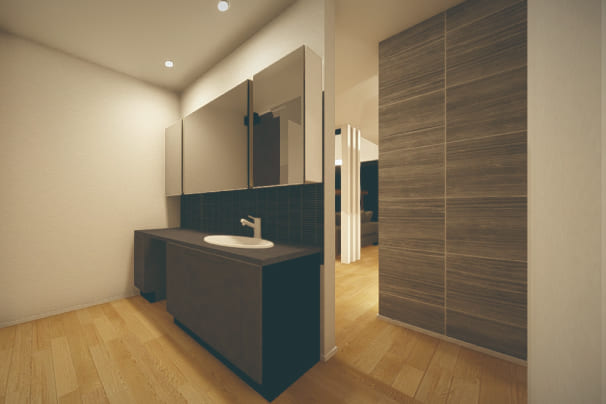 暮らしやすさを生む回遊動線