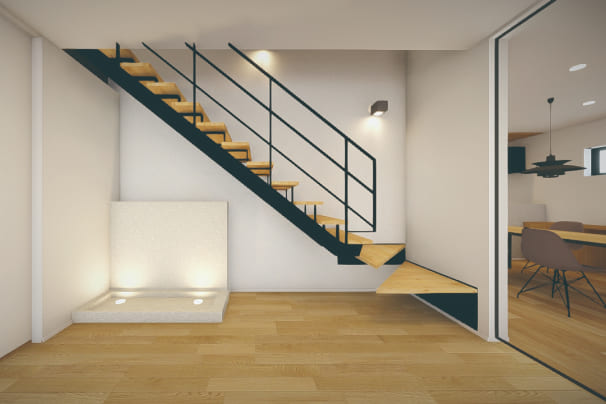 階段＆ウォーターガーデン