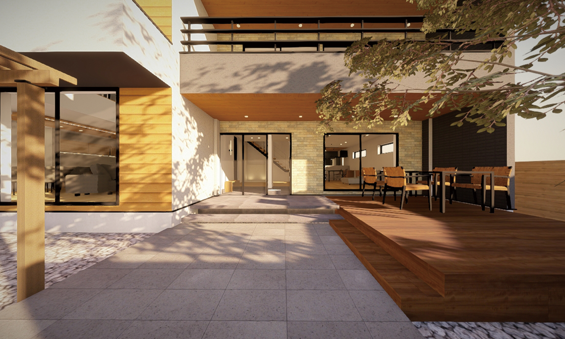 ２つのデザインを体感できる最新型モデルハウス